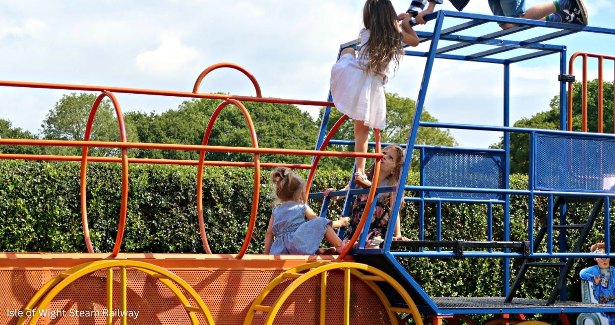 Play park at Isle of Wight Steam Railway